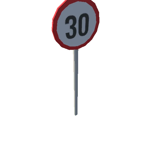 SPW_Urban_Road Sign_Speed Limit 30